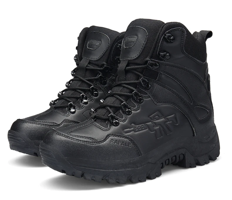 Brand Men's Boots Military boot Chukka Ankle Bot Tactical Big Size Army Male Shoes Safety Combat Mens Motocycle Boots (13)