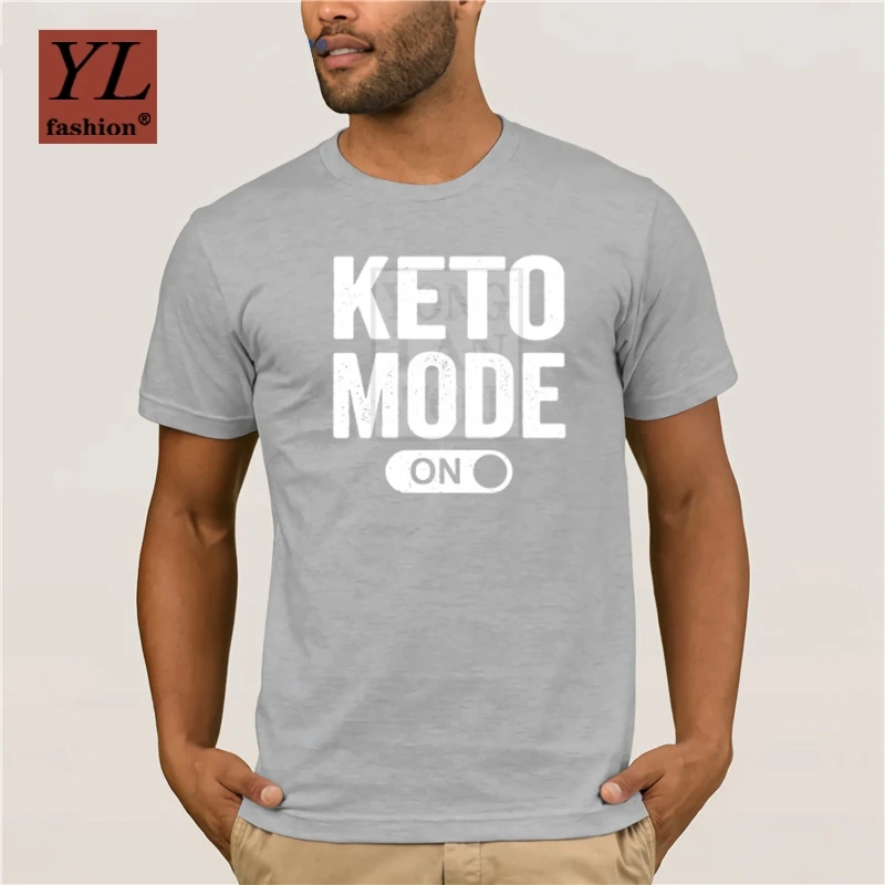 Keto Mode On T Shirt Latest Personality Fit Great Tshirt Men Summer Style Leisure Cotton Pop Keto Mode On T Shirt Latest Personality Fit Great Tshirt Men Summer Style Leisure Cotton Pop