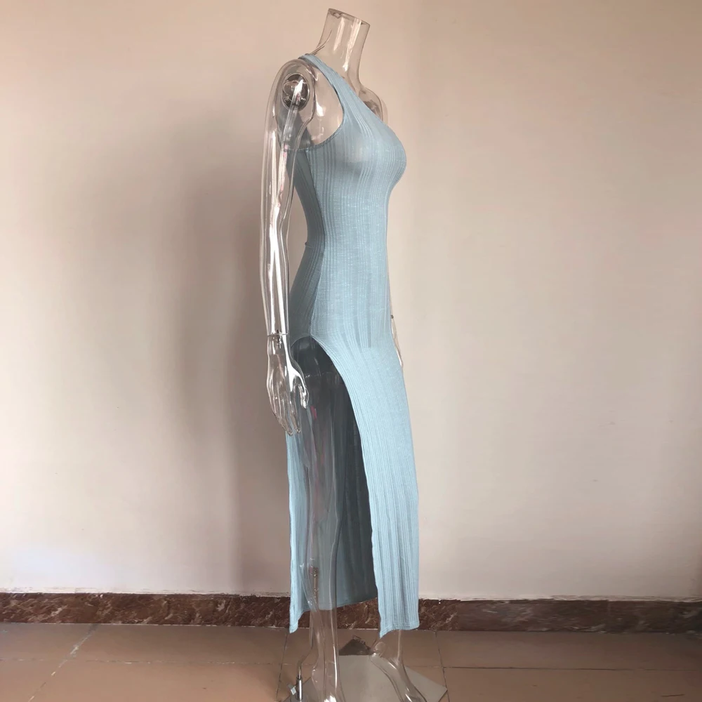 KGFIGU Kylie jenner robe vestidos горячая Распродажа летнее платье в рубчик на одно плечо женское облегающее сексуальное длинное платье макси
