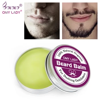 

OMY LADY Natural Beard Oil Balm Moustache Styling Beeswax Moisturizing Smoothing Gentlemen Beard Balm Organic Men Grooming