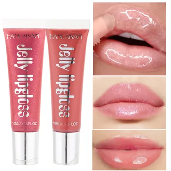 Moisturizing Gloss Plumping Lip Gloss Lip Plumper Makeup Glitter Nutritious Liquid Lipstick Cherry Jelly Oil