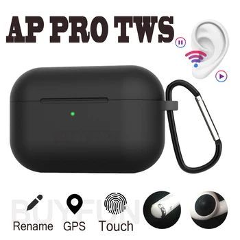 

2in1(TWS+Silicone Case) Noise Reduction Transparency in-ear Smart Sensor Touch Control Bluetooth wireless charging box Earphones