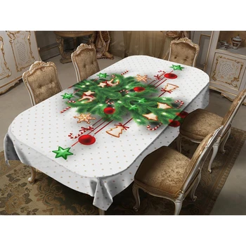

Tablecloth New Year's comfort 150x220 cm, polyester gabardine 100%, 150g / m2 3871572
