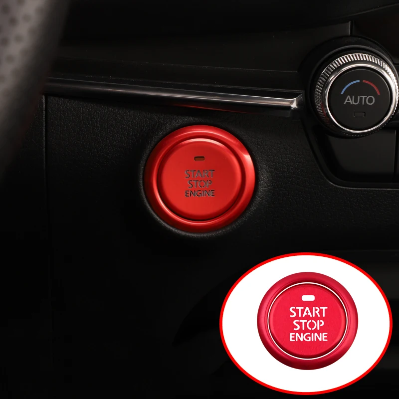 2 шт. для Mazda 3 Axela 2019-2021 кнопки запуска двигателя зажигания из алюминиевого сплава