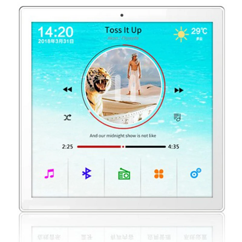 

Audio in Wall Amplifier Controller Contact Screen 86 Style Home Office Integrated Digital Stereo Audio in Wall Amplifier