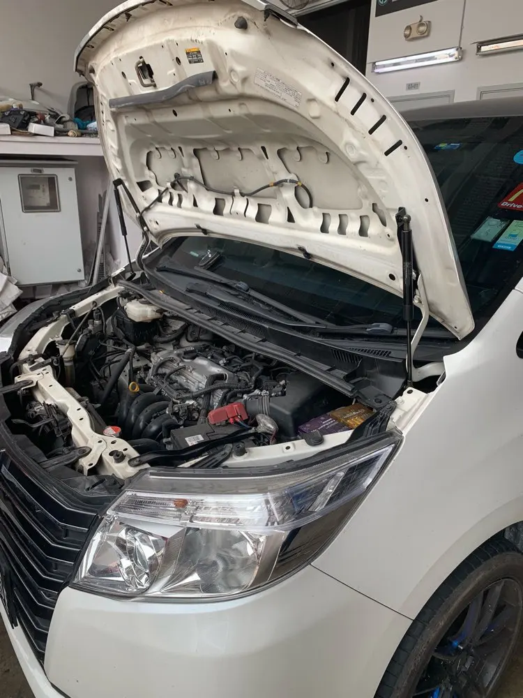 Передний капот капота для Toyota voxy 80 Noah R80- модифицированный Газовый амортизатор из углеродного волокна