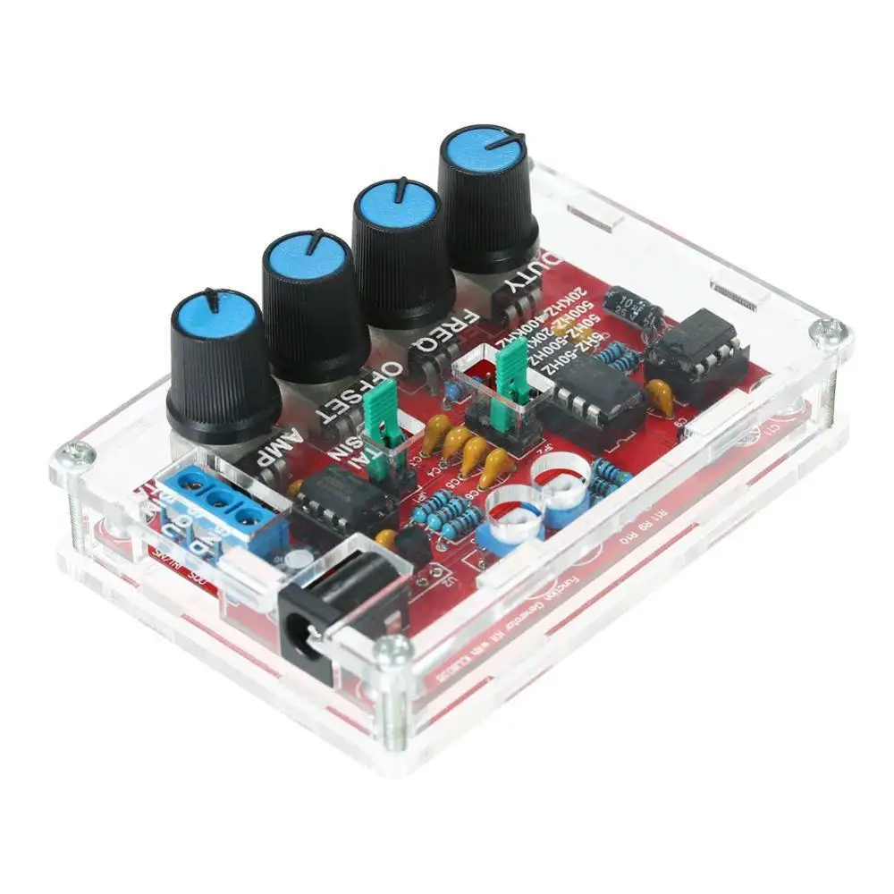 Генератор сигналов DIY Kit функция генератор синтезатор амплитуда 5 Гц~ 400 кГц Регулируемая ICL8038 частота E7O5