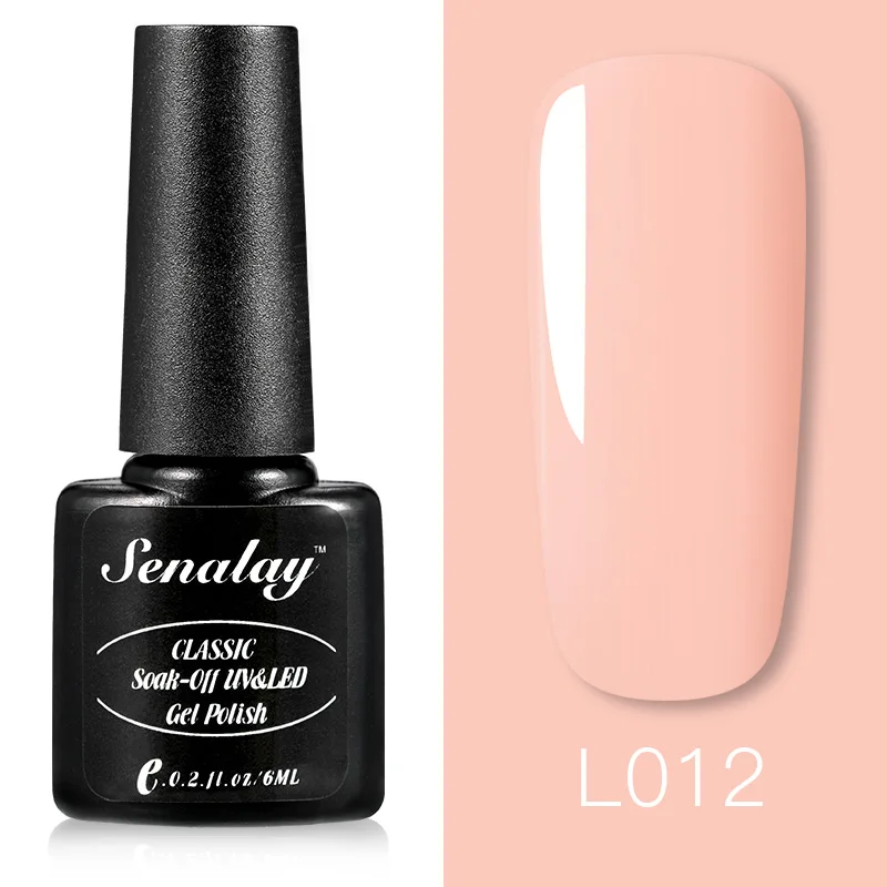 RE12-L012 SENALAY Гель-лак для ногтей, Лаки, основа, верхнее покрытие, Полупостоянный УФ светодиодный гель для ногтей, маникюрный набор для ногтей - Цвет: RE12-L012