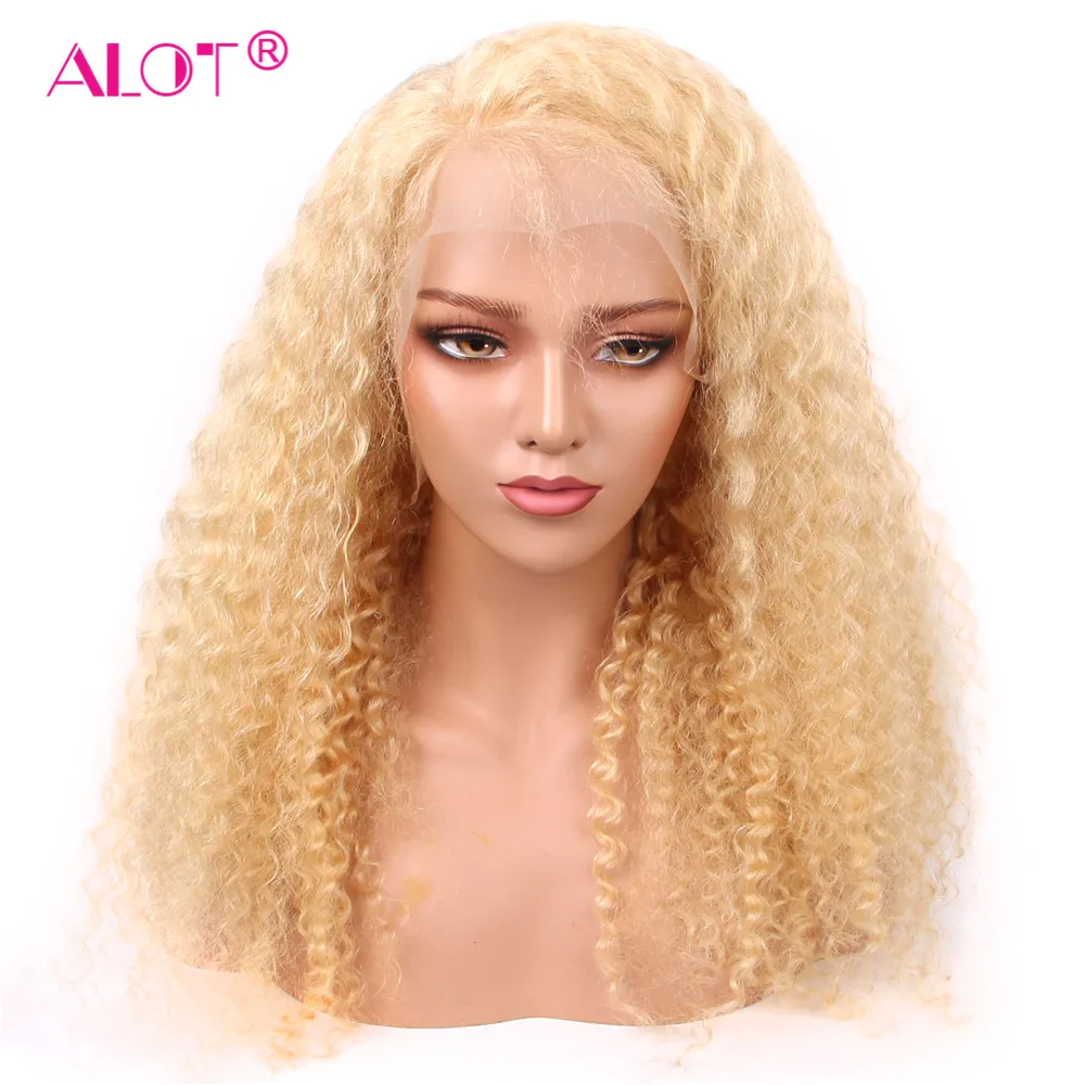 613 блондинка 13x4 Синтетические волосы на кружеве парик с ребенком волос Бразильский глубокая волна человеческих волос Синтетические волосы на кружеве парики из натуральных волос для Для женщин много
