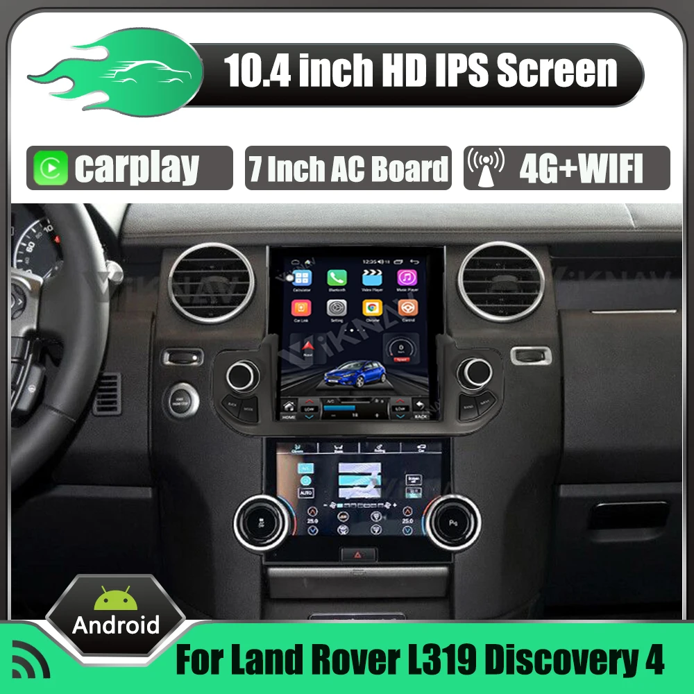 10.4 Inch Android Car Stereo Radio For Land Rover L319 Discovery 4 2010