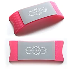 Wygodny Manicure ręka poduszka wypoczynkowa poduszka miękki silikonowy podłokietnik łatwe do czyszczenia wsparcie nadgarstka Salon stół narzędzie do paznokci część uchwyt(China)