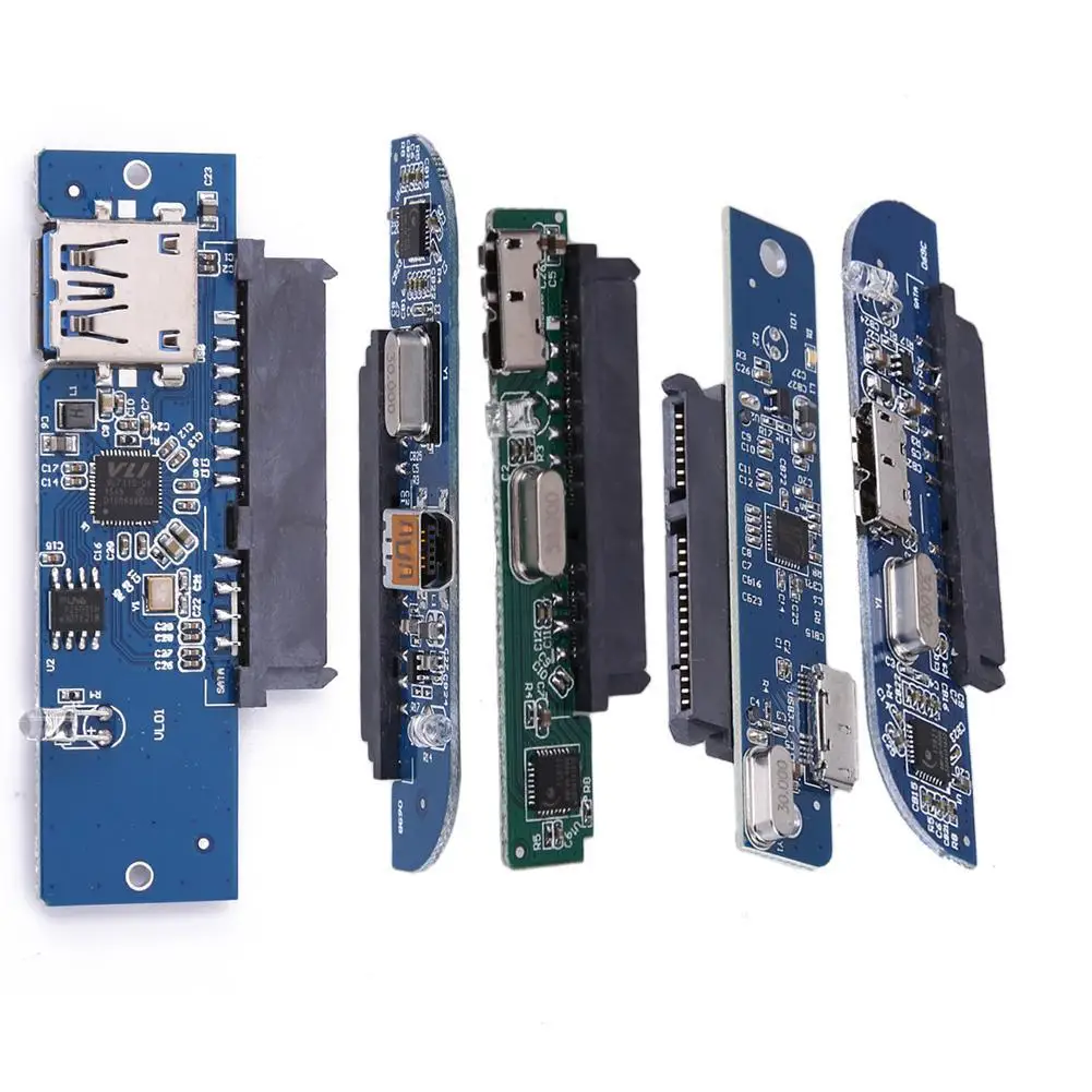 Адаптер для жесткого диска 5 Гбит/с USB 3 0 на 2 дюйма SATA 7 + 15pin|Компьютерные кабели и