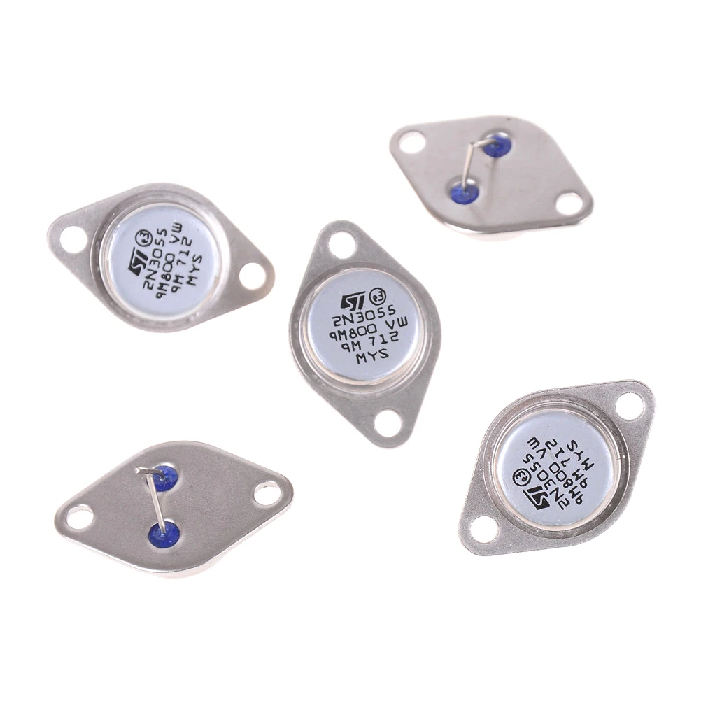 

5 шт. транзистор 2N3055 15A 100V 115W TO-3 железная уплотнительная трубка 15A 100V