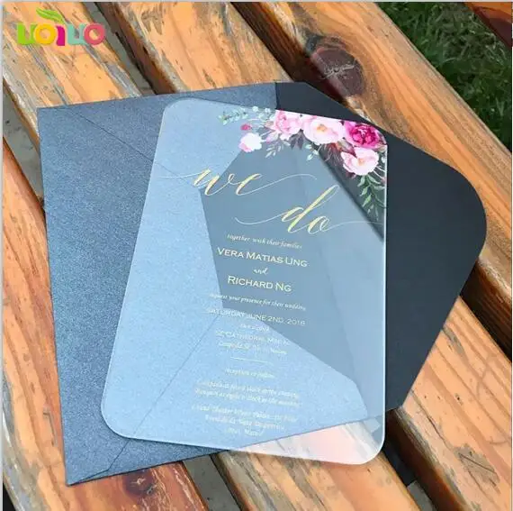 card with envelop 10 шт новейшая Горячая лазерная резка свадебные пригласительные карточки с пустой свадебной коробкой - Цвет: card with envelop