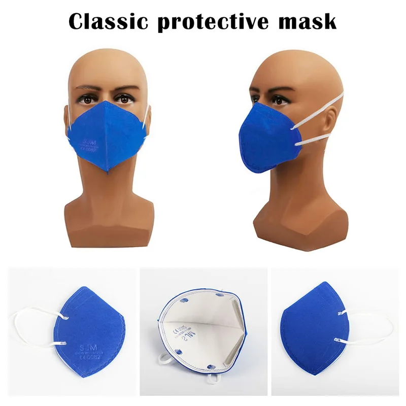 2020  N95 Activated Carbon Filter Face Mask Breathing Protective  Mouth-muffle Mask Face