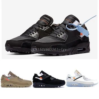 

High Quality Men Max 90 Unisex Black White Boys Running Shoes Womens Sports 90S Air Brown Sneakers Womens Trainers Designer36-46