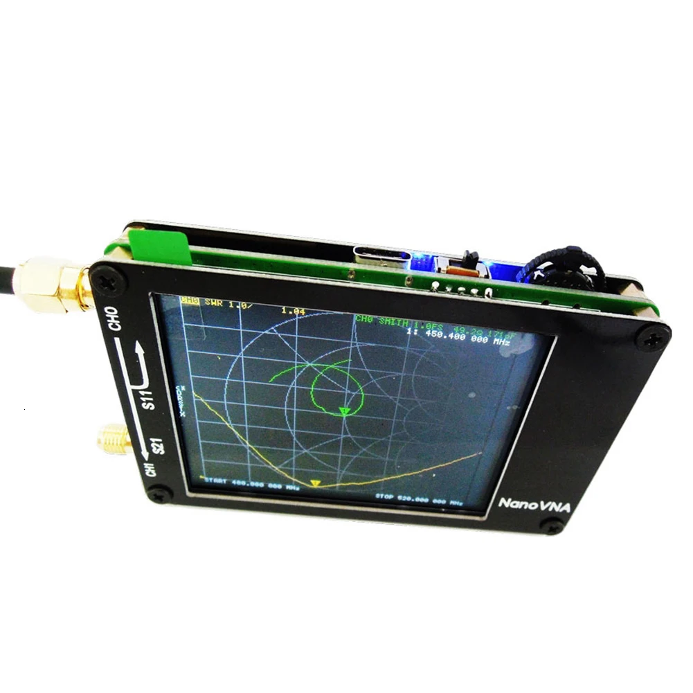 Professional Nano VNA Vector Network Analyzer LCD Digital Handheld Shortwave MF HF VHF UHF Antenna Analyzer Standing Wave