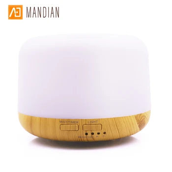 

300ml Wooden Grain Ultrasonic Cool Mist Mini Humidifier Aromatherapy Essential Oil aroma Diffuser