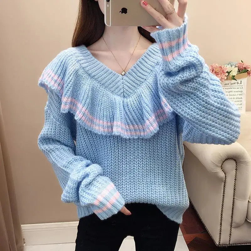 Новинка 2019 женский модный свитер с двумя рукавами Осень-зима открытыми плечами