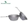 Boundless Voyage 300ml 450ml Titanium Bowls with Folding Handle Outdoor Camping Picnic Portable Tableware Rice Bowl ► Photo 3/6