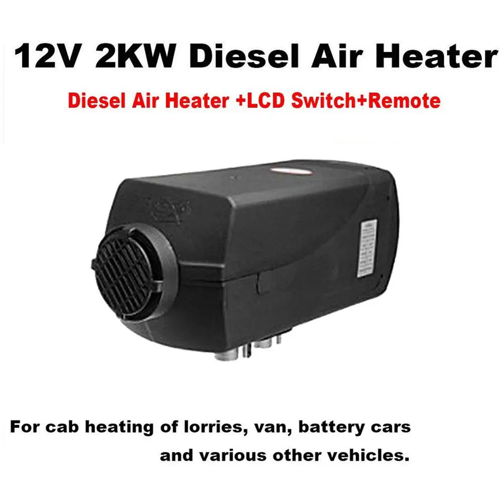 

Heater 2KW 12V Air Diesels Heater Parking Heater With Remote Control Monitor Switch For Car RV Motorhome Trucks