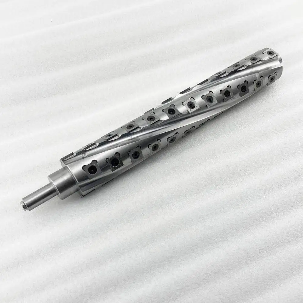 Any Size Custom planer spindle shaft helical cutterhead for Makita 2012NB thickness spiral cutter head  | Шпиндель станка -1005001812744798