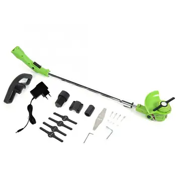 

GrassTrimmer Electric Lawn Mower 12V Lithium Battery Grass Trimmer Garden Tool EU Plug 220V Glass Cutter