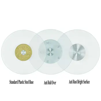 

HQ AA01 UPGRADE Stable Tempered Glass Lazy Susan Glass Dining Table Top Turntable Swivel Plate