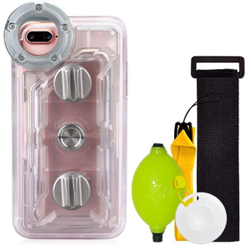 

For iphone 6Plus/7Plus/8Plus Practical Phone Waterproof Protective Case Multi-functional Diving Cover