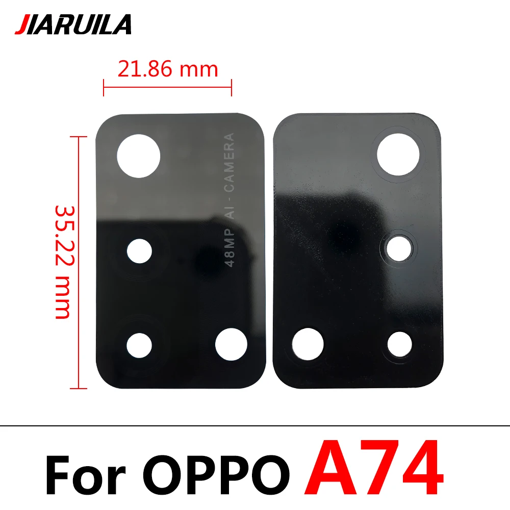 Objectif Verre Arrière (lentille) Pour OPPO A74 5G, A52, A15, A54S, A16 - Neuf Avec Adhésif Inclus