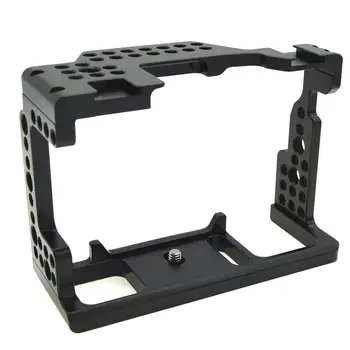 

Aluminum Alloy DSLR Camera Cage Video Stabilizer for Sony A7II/A7III/A7SII/A7M3/A7RII Camera With Cold Shoe Mount