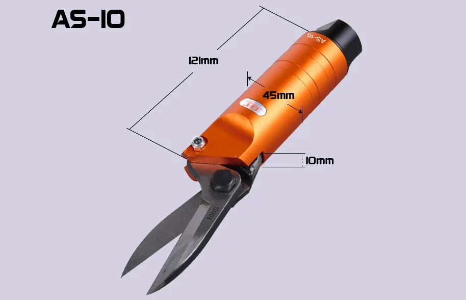 Качество 3 pcsott AS-10/100 S и 4 шт. 100S лезвие пневматический кусачки инструмент воздушный Ножницы по металлу воздушные сепараторы для резки пластика