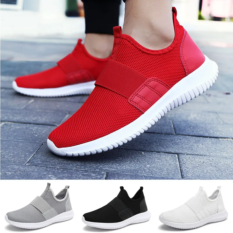 

Mens Fashion Shoes Comfortable Breathable Mesh Men Loafers Slip On Flats Lightweight Walking Sneakers