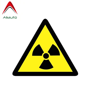 

Aliauto Personality Warning Car Sticker Danger Radiation Risk PVC Waterproof Sunscreen Anti-UV Decal Accessories,14cm*12cm