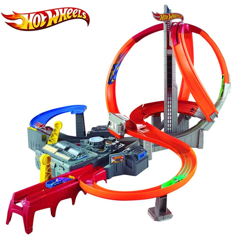 hot wheels roundabout track