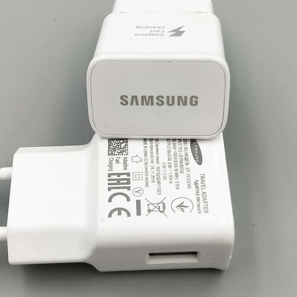 Оригинальное Адаптивное быстрое зарядное устройство samsung, настенный адаптер, Micro usb кабель 1/1. 2/1. 5 м для Galaxy S6 S7 Edge J3 J5 J7/A3 A5 A7