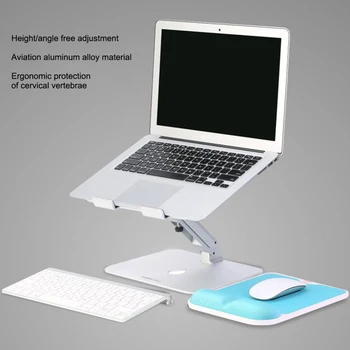 

Adjustable Laptop Cooling Holder Portable Aluminum Laptop Stand Desktop Ergonomics Heighten for MacBook Air Pro
