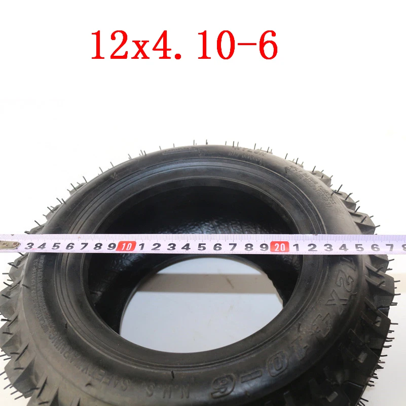 Lightning доставка 12x4. 10 6 вакуумные шины ATV Quad Go Kart 47cc 49cc массивные 4 бескамерные