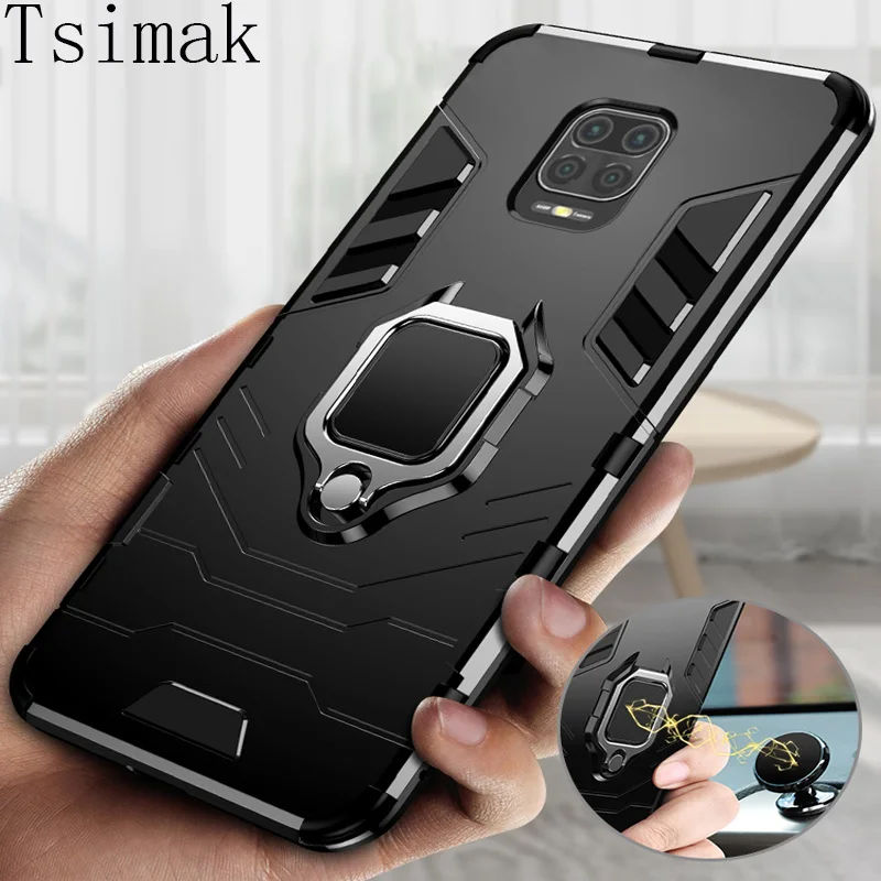Бронированный чехол для Xiaomi Redmi Note 9 8 7 Pro K20 K30 8A 8T 9A 9C 9S Mi 10 Lite PocoPhone F1 X2 Poco F2 X3 NFC