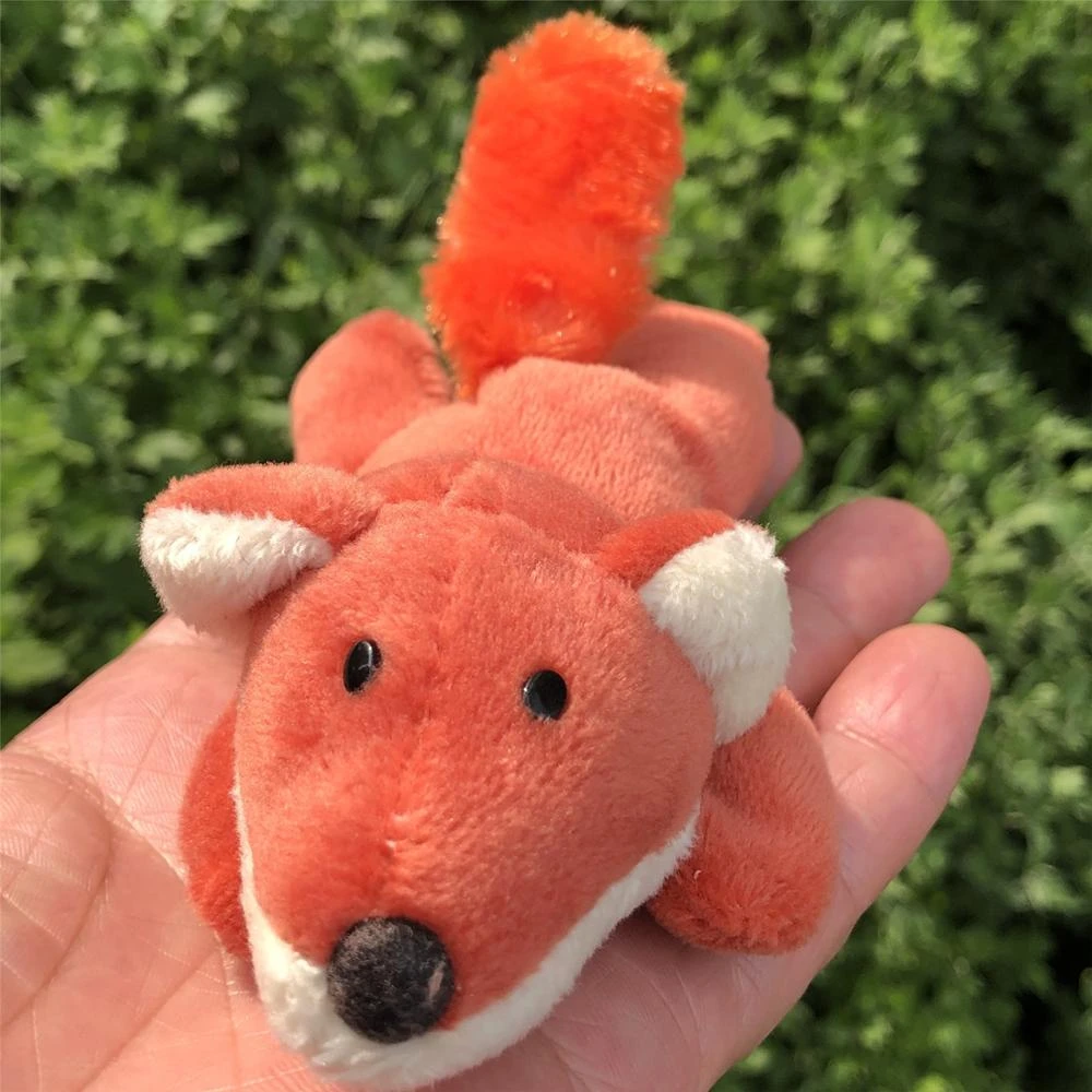 grey fox stuffed animal