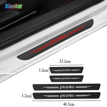 

4pcs Car Protector Door Sill Stickers For Kia picanto