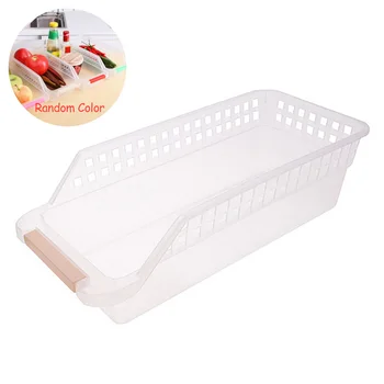 

Space Saving Fridge Mate Refrigerator Pull Out Bin Refrigerator Food Storage Box Kitchen Storage Baskets Fridge Freezer Shelf