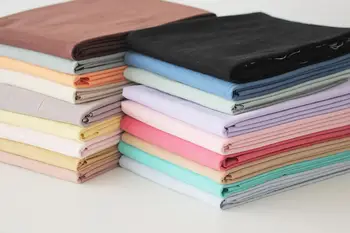 

ZAKKA Solid Color Cotton Sewing Fabric Patchwork Quilting Sewing fabric for DIY Dolls or Children's Handmade Material Series