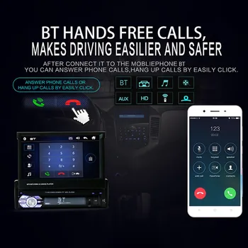 

7inch Car Multimedia Player Host High-definition Touch Screen USB Port Car Stereo Radio MP5/MP3 Player #BL3