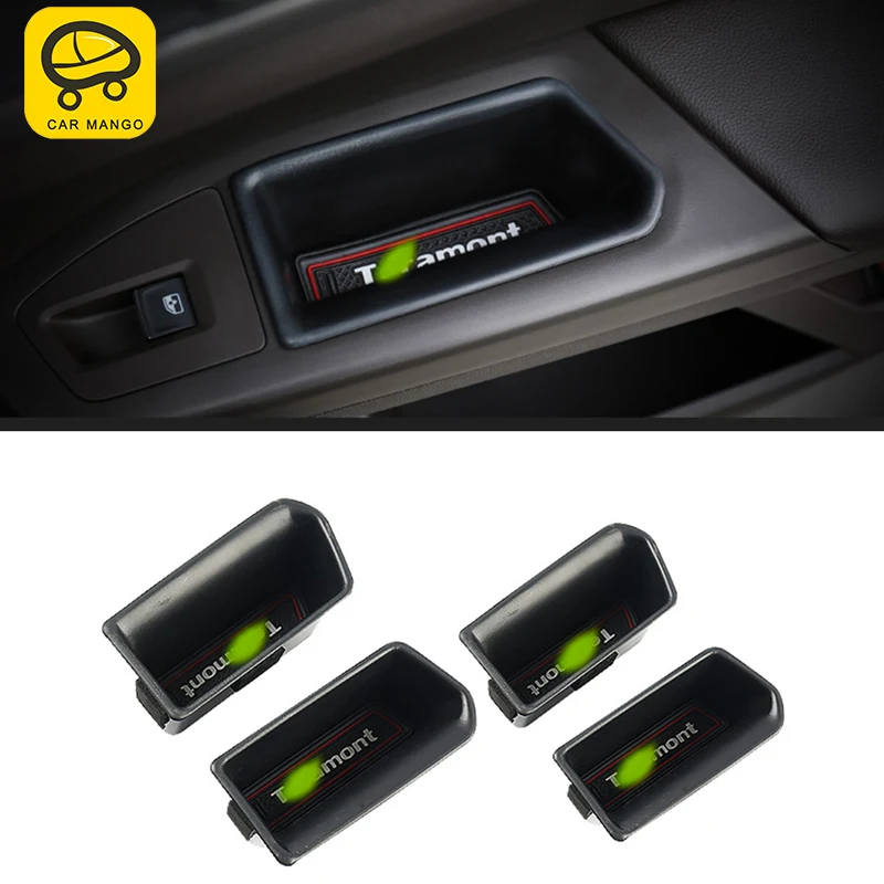 

For Volkswagen VW Atlas 2017-2019 Car Styling Door Storage Barrel Organizing Box Organizer Case Interior Accessories