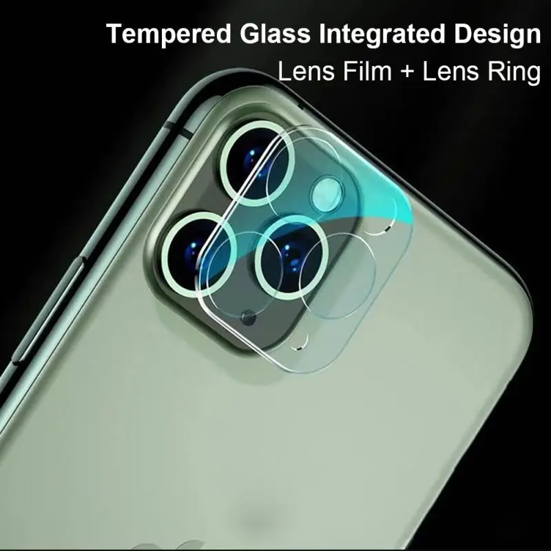 Защитная рамка для задней камеры телефона из закаленного стекла для IPhone 11/11 Pro/карты памяти