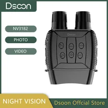 Dsoon Night Vision Binoculars NV3182 Infrared Digital Hunting Telescope Camping Equipment Photography Video 300m Distance