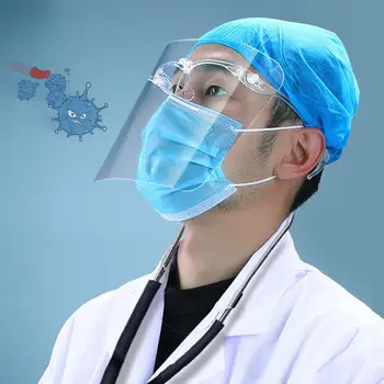

Protective Mask For Droplet Dust Respiratory Tract Safe Cooking Oil Splash Transparent Mask Kitchen Cooking Protection Tool