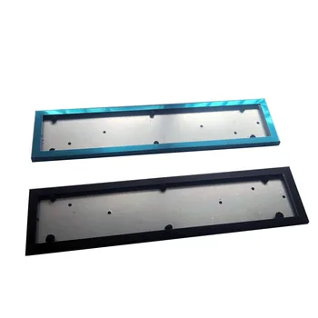 

for EU Car License Plate Frame Metal Car License Plate Frame Number Plate Holder Car Accessories 2pcs