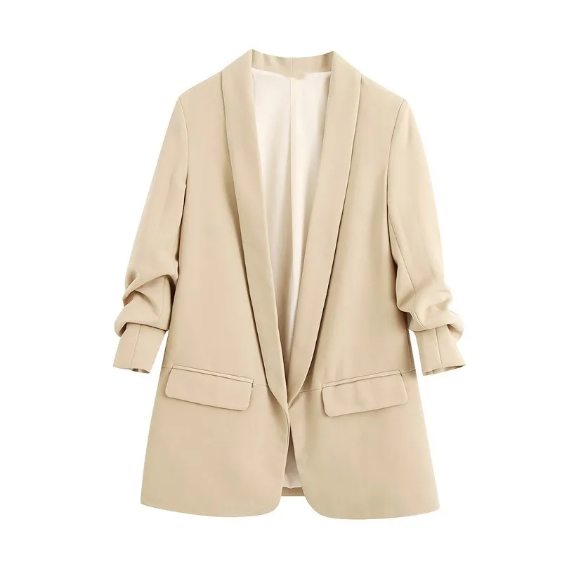 

Long Sleeve Cardigan for Women Pocket Coat Solid XS S M L Female Outerwear Office Lady Clothing 2020 Fashion Tops Cardigans